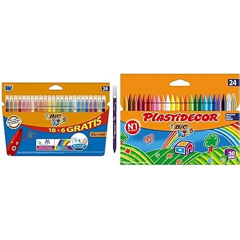 BIC Kids Rotuladores Lavables y Ceras de Colores para Niños Cover