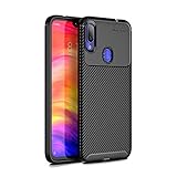 PULEN for Xiaomi Redmi Note 7 Case,Redmi Note 7 Pro Case,Soft TPU Protective Cover Scratch Proof Shock-Absorption Ultra Light Shell Silicone Case for Redmi Note 7/Note 7 Pro 6.3'' (Black)