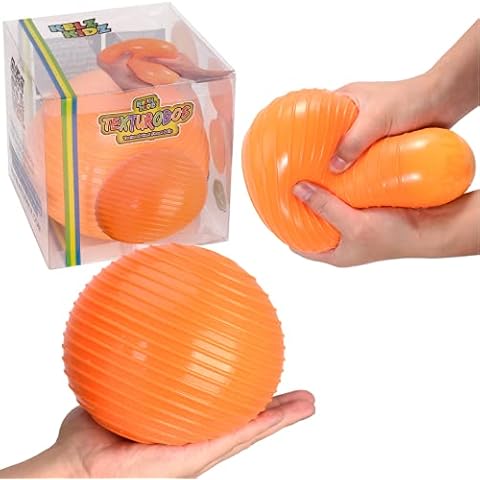 KELZ KIDZ® TEXTURODOS® Giant Satisfying and Fun Jumbo Textured Squishy Stress Ball for Kids and Adults with Therapy and Sensory Needs! Great Present of The Squishy Lover! Cover