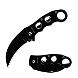 Camping Outdoor Messer, Klappmesser, Taschenmesser mit Edelstahlklinge, Angelmesser, Jagdmesser, Überlebensmesser, Arbeitsmesser, EDC Multifunktionswerkzeug, Rostfreier Stahl, Scharfes