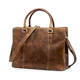 CHAQUE SAC EST UNIQUE: Grâce à l'utilisation d'un cuir de haute qualité, chaque sac à bandoulière est une véritable pièce unique dans un style vintage.