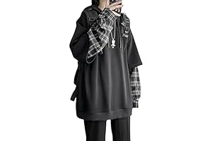 YUESUO Emo Streetwear Vintage Hoodie: Unleash Your Inner Punk