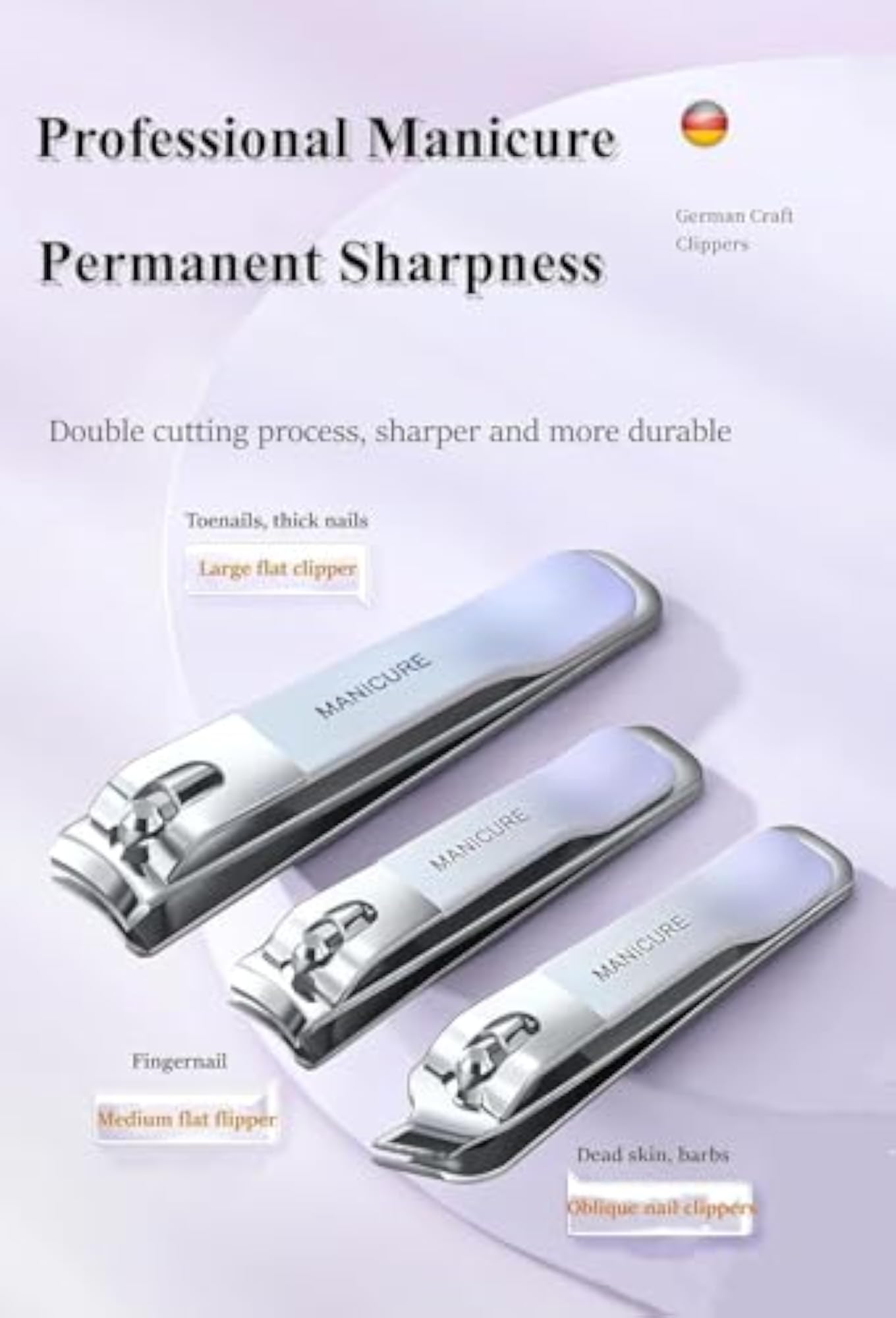 4 in 1 Portable Nail Clippers & Beauty Tools Set