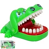 YUZHEDM Zahn Krokodil Kroko Doctor Kinder Spiel Zähne Spielzeug Zähne Schnappt zu Action Geschicklichkeit Kinderspiele Jahre für Familienspie Partyspiel Kinder Geschenk