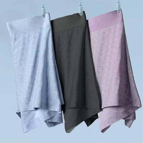 LARDROK Mens Ice Silk Boxer Briefs Men Breathable Underwear Boxers Seamless Cool Stretch Underpants4
