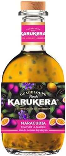 Punch Maracudja Karukera aux fruits de la passion liqueur de rhum de Guadeloupe 70cl