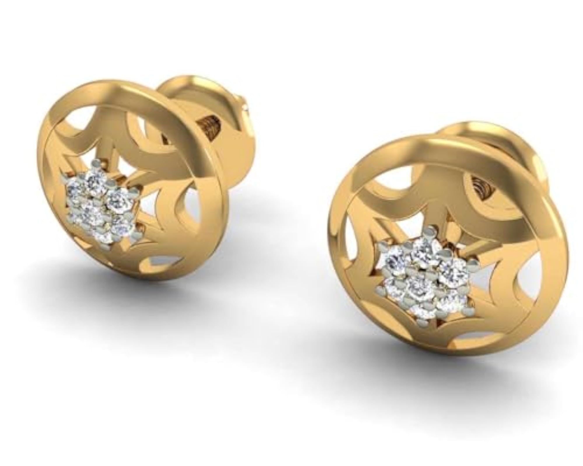 Women's 925 Sterling Silver Cubic Zirconia Gemstone Earrings