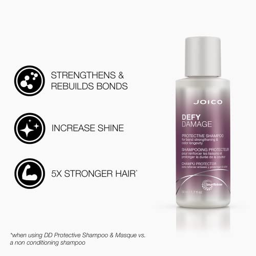 Defy Damage Protective Shampoo | For Color-Treated Hair | Strengthen Bonds & Preserve Hair Color | With Moringa Seed Oil & Arginine | 1.7 Fl Oz #TOP2