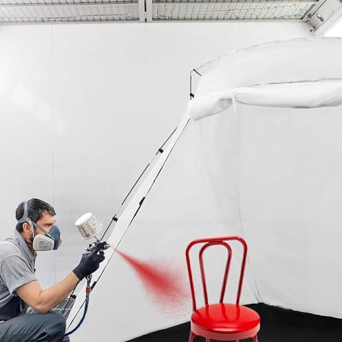 Cabina de pintura Jeffergarden con suelo para pintar con aerosol sin ensuciar la casa 8