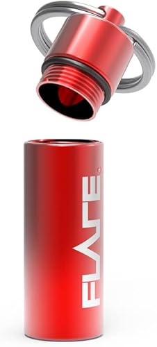 Miniatura 3 de Flare Audio Capsule Red - Llavero resistente de aluminio ligero, resistente al agua