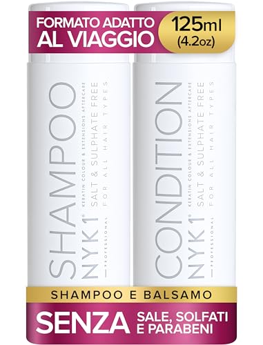 NYK1 Shampoo E Balsamo Per Capelli Senza Sale E Solfati