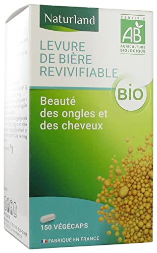 Naturland Levure de Bière Revivifiable Bio 150 Végécaps