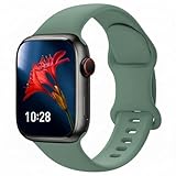 Soft Silicone Compatible With Apple Watch Band For Women And Men Lightweight Water-Resistant Swim-Friendly With Quick Release, Fits Apple Watch Series 1/2/3/4/5/6/7/8/9/10/11/Se, 38mm 40mm 41mm 42mm(S11 10)