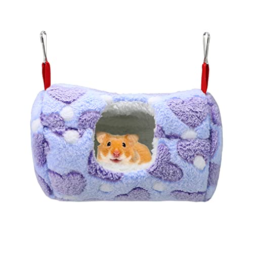 Image of Litewoo Sugar Glider Sleeping Pouch Small Animal Hammock Bed Nest, Blue