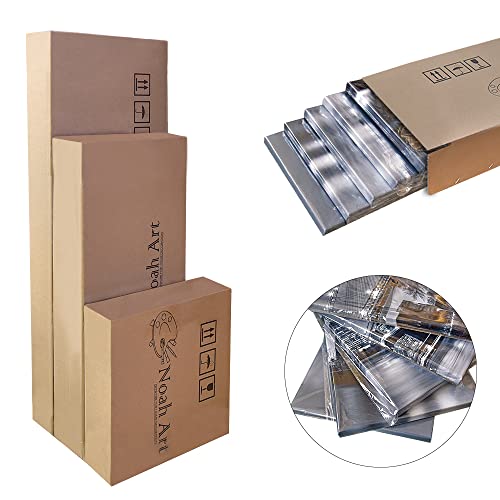 Noah Art-Brooklyn Bridge Wall Art, New York City Skyline Night View Black And White Pictures On Canvas Print, Framed 5 Piece Canvas Wall Art For Living Room Large Size #TOP6