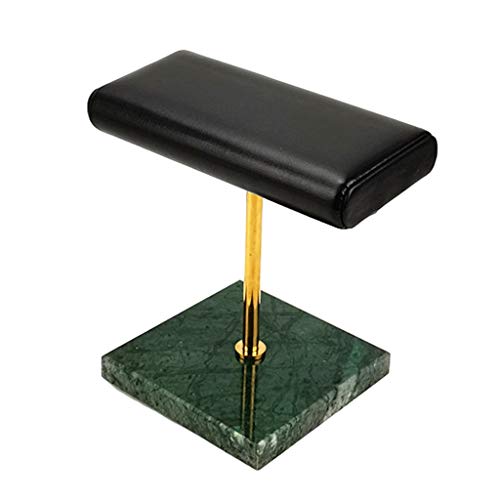 piaceto Uhr Display- Schmuck Organizer Halter Arbeitsplatte Top Schmuck, PU Halter, Stabile Basis, Grün Gold Cover