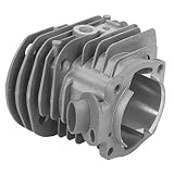 DURABLE: Este kit de pistón de cilindro está equipado con dos aletas de enfriamiento, mano de obra exquisita, disipación de calor rápida y larga vida útil, puede mejorar la eficiencia del trabajo, ahorrar tiempo y energía.