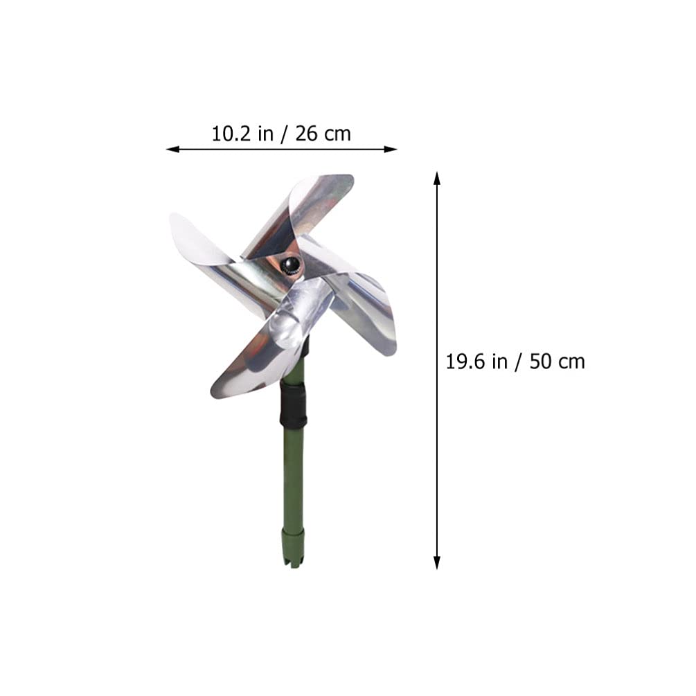 YARNOW 2 Pièces Pales De Rechange Pour Éoliennes Solaires - Hélices En Plastique Étanche Pour Girouettes Et Décoration De Jardin