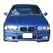 Front Lip Splitters Compatible With 1994-1994 BMW E36, M3 2Dr Coupe Front Bumper Lip Urethane Unpainted by IKON MOTORSPORTS, 1995 1996 1997