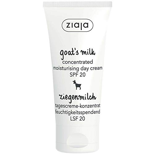 Ziaja Leche De Cabra Crema De Día Hidratante Concentrada Spf20 50ml, Crema De Día Concentrada