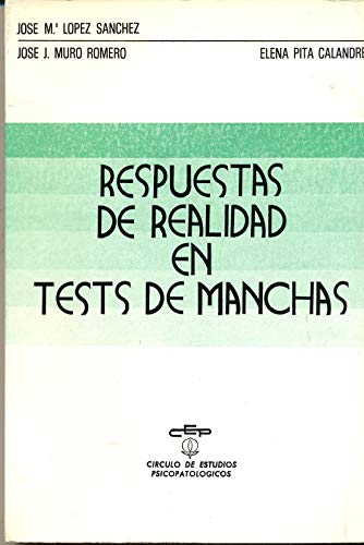 Portada de Respuestas a la realidad en test de manchas
