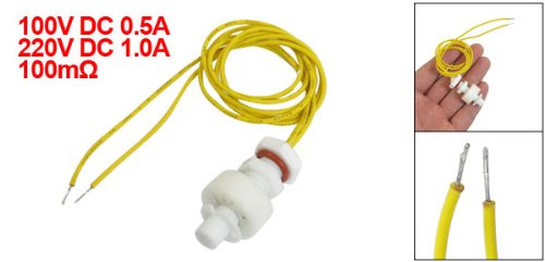Sourcingmap Aquarium Tank Pool Liquid Water Level Sensor Vertical Floating Switch 35mm Long, White - Image 2