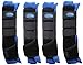 TackRus Horse Stable Shipping Boots Wraps Front Rear 4 PK Leg Care Blue 4120RB