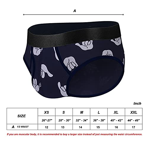 Conkend Mens Underwear Briefs Cotton Briefs For Mens Soft Breathable Comfortable U Pouch Briefs No Fly Gesture 5 Pack L #TOP6