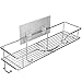 AISHN Bathroom Towel Shelf/Kitchen Holder, 304 Stainless Steel Vacuum Super Silicone Storage Rack, Space-Saving Rack Includes 4 Hooks