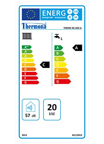 Thermona Gastherme | Heizwerttherme mit integriertem 55 L Warmwasserspeicher | 20 kW | THerm 20 LXZE.A 5 | Propan | Heizung Heiztherme-5
