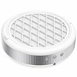 MEIAOELEC Nail Dust Collector, 7.8in Vacuum Area & 4 Speed Powerful Dust Collector Nail Tech with Reusable Filter, Nail Dust Fan Suction Machine for Acrylic Gel Nail Polishing at Home & Slaon