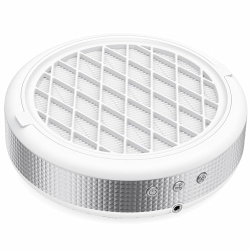 MEIAOELEC Nail Dust Collector 7.8in Vacuum Area & 4 Speed Powerful Dust Collector Nail Tech with Reusable Filter Nail Dust Fan Suction Machine for Acrylic Gel Nail Polishing at Home & Slaon
