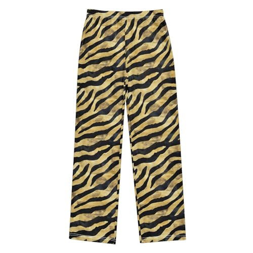 Pajama Pants Zebra Tiger Skin Stripes PJ Bottoms Sleepwear Lounge Sleep Pant with Pockets