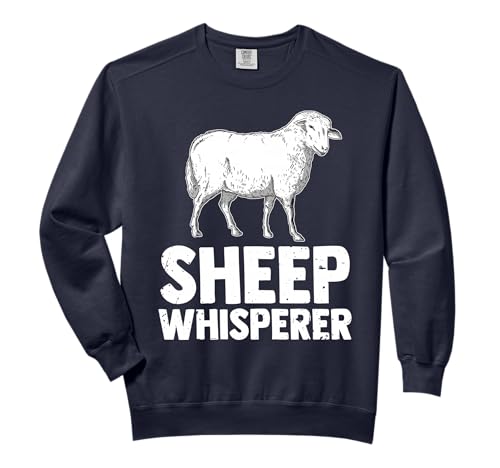 Funny Sheep Art For Men Women Livestock Farmer Sheep Lovers Comfort Colors Adult Sweatshirt