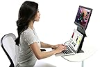 VEYEM Portable Ergonomic Stand for Laptops, USB-Powered Monitors, Tablets and More; Compatible with AOC E1649FWU, AOC E1659FWU, AOC E1759FWU, ASUS MB168B, ASUS MB168B+