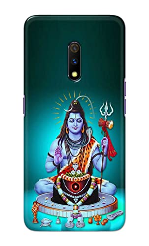 Image of Printed Hard Back Cover Case for Realme X | Oppo K3 Back Cover (Lord Shiva) -1803