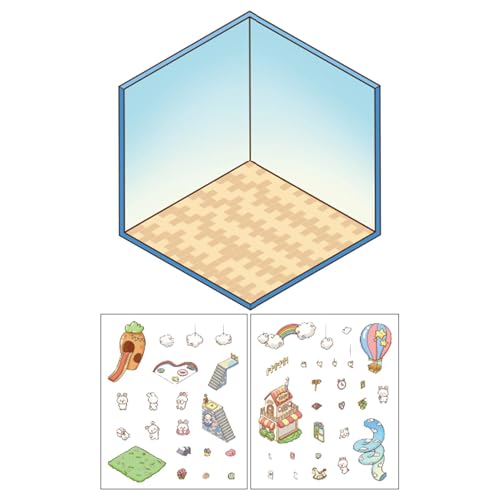 Juego de calcomanías para casa | Haz tus propias calcomanías para botellas de agua, laptop, refrigerador, equipaje, taza, computadora