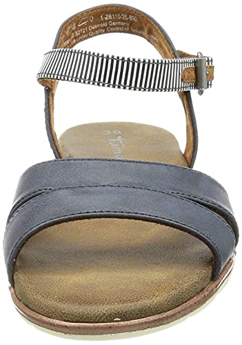 Tamaris 1-1-28110-26, Sandali Donna, Blu Navy, 40