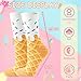 wotemlur Fun Colorful Socks Patterned Funky Happy Women Crew Cute Sock Combed Cotton Stockings