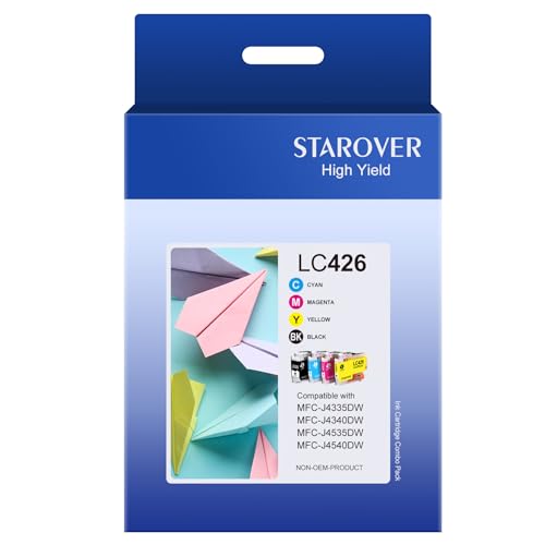 Cartouche LC426 LC426XL compatible pack de 4 encres pour Brother MFC-J4335DW MFC-J4540DW