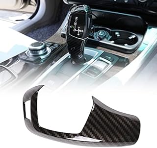 Carbon Fiber Gear Shift Knob Cover Trim Carbon Fiber Sticker Car Interior Decor Replacment for B-M-W F20 F30 F31 F34 1 2 3 4 5 7 Series