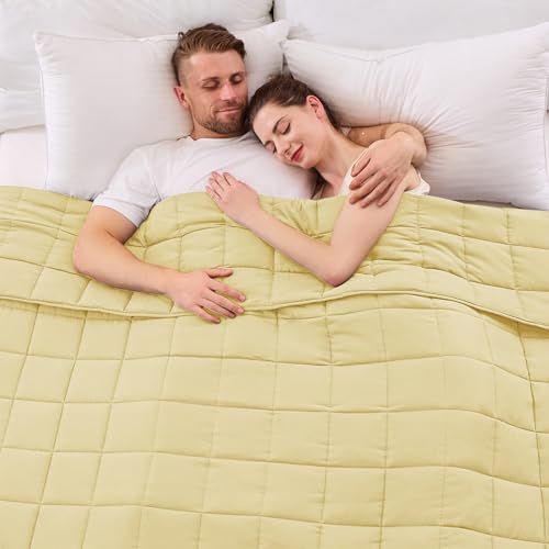 King Size Weighted Blanket for Adults (20 lbs, 80” x