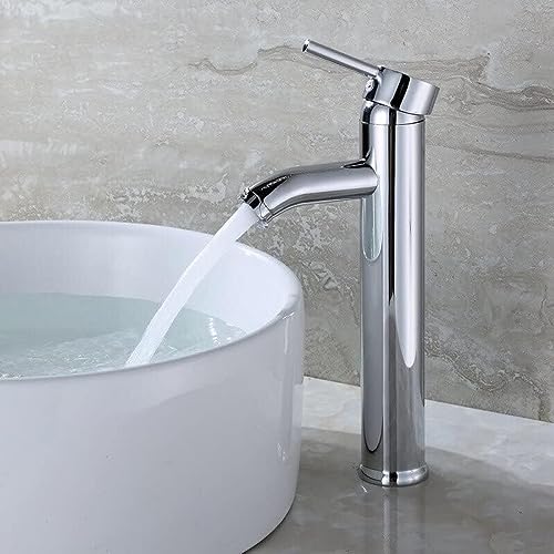 Robinet de salle de bains anti-fuite mitigeur d'eau à poignée unique