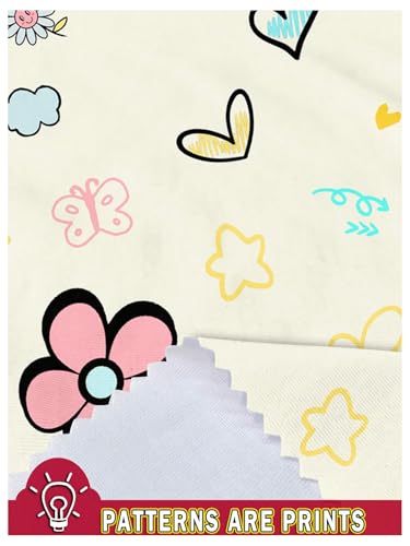 GORGLITTER Girl's Graphic Preppy Hoodies Long Sleeve Drop Shoulder Cute Hooded Sweatshirt4