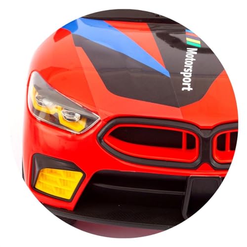 Carro Elétrico Infantil Vermelho Motorizado com Controle Remoto Luz e Som Bang Toys