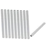 New Lon0167 10Pcs M6 Featured 1mm Pitch Threaded reliable efficacy Zinc Plated Pipe Nipple Lamp Parts 80mm Long(id:e27 d4 83 c1e)