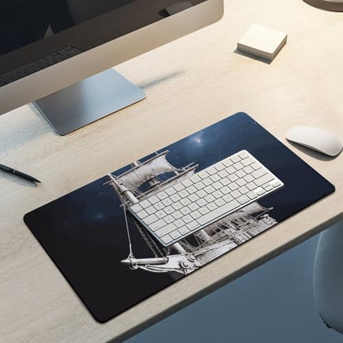 Tapis de souris de jeu grande taille avec surface micro-texturée