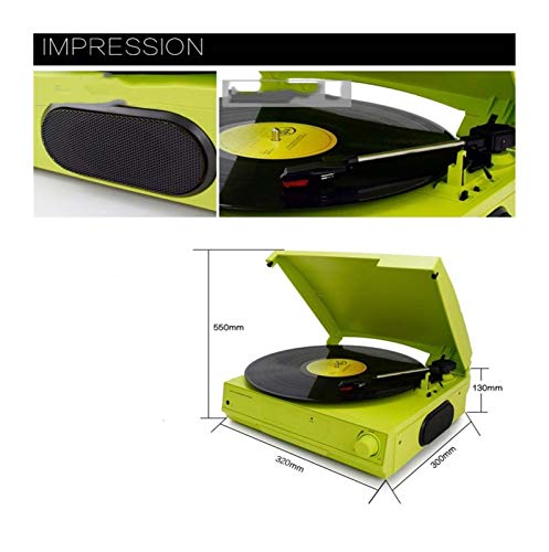 UQTE Lecteurs DVD Lecteur Disque Vinyle Moderne Gramophone 33/45/78 RPM Tourne-Disque for Jouer Bluetooth 2.0… - Les Beatles, Paul McCartney, John Lennon, RIngo Starr, George Harrison UQTE Lecteurs DVD Lecteur Disque Vinyle Moderne Gramophone 33/45/78 RPM Tourne-Disque for Jouer Bluetooth 2.0… – Image 5