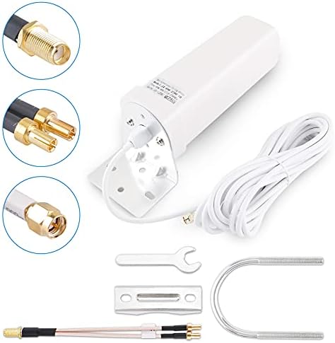4G LTE Antenna: 4G Antennas Outdoor SMA Male 3G / 4G / LTE Omni-Directional SMA Antenna for Router Hotspot Wireless Home