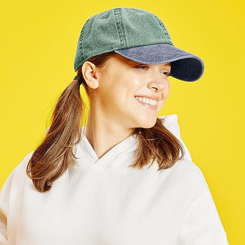 Image of The Hat Depot 100% Cotton Pigment Dyed Low Profile Dad Hat Six Panel Cap